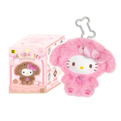 Hello Kitty Puppy Party Series Plush Pendant Blind Box