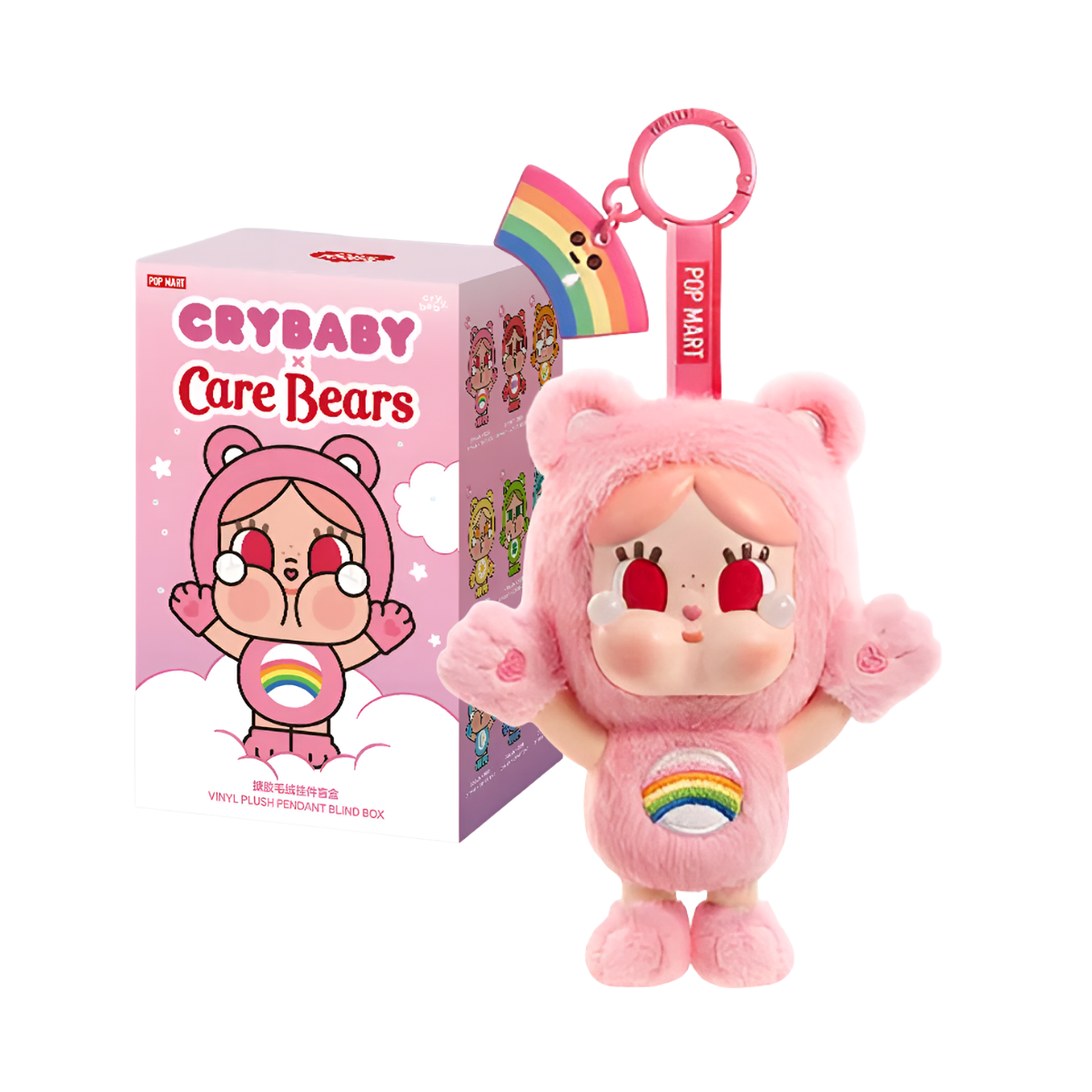 CRYBABY × Care Bears Series - Vinyl Plush Pendant Blind Box