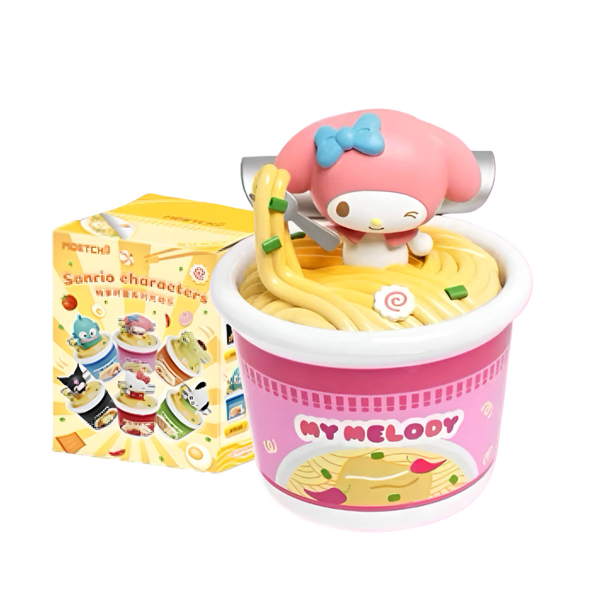 Sanrio Characters Cup Noodles Series Figures Blind Box