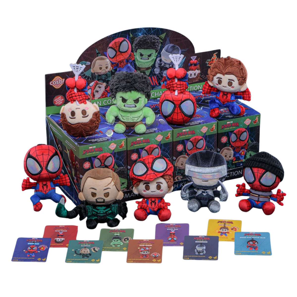 Spider-Man Brand New Day Cosbi Plush Keychain Collection