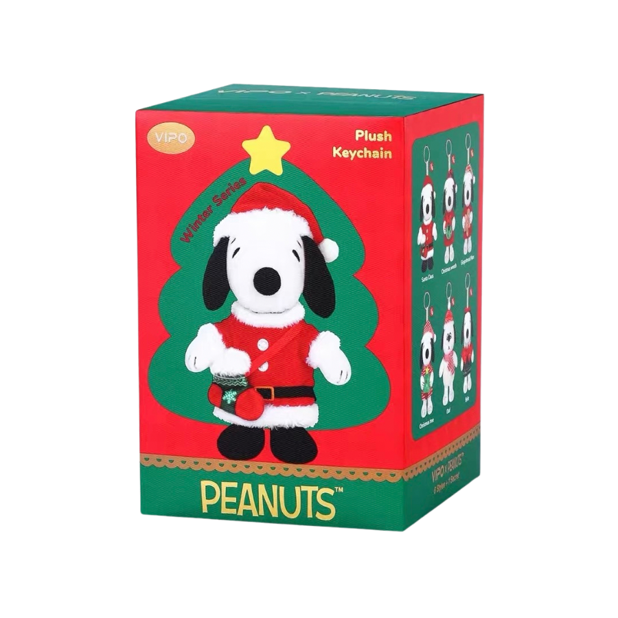 VIPOxPeanuts Winter Plush Keychain
