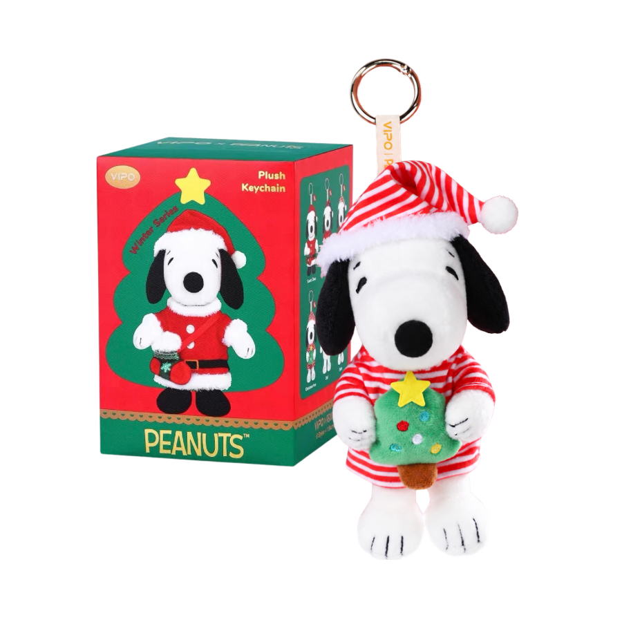 VIPOxPeanuts Winter Plush Keychain