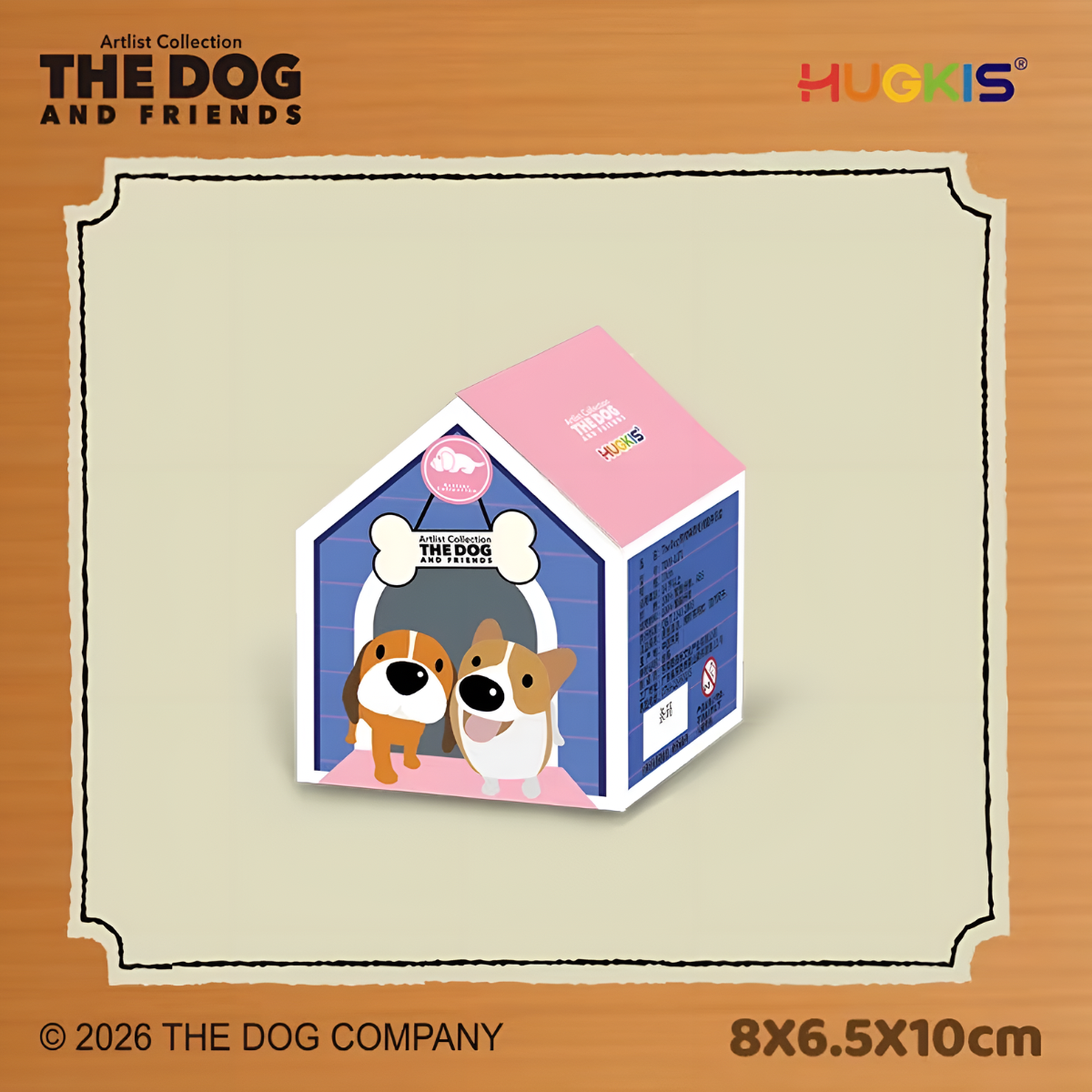 Artlist Collection THE DOG AND FRIENDS Series Plush Pendant Blind Box
