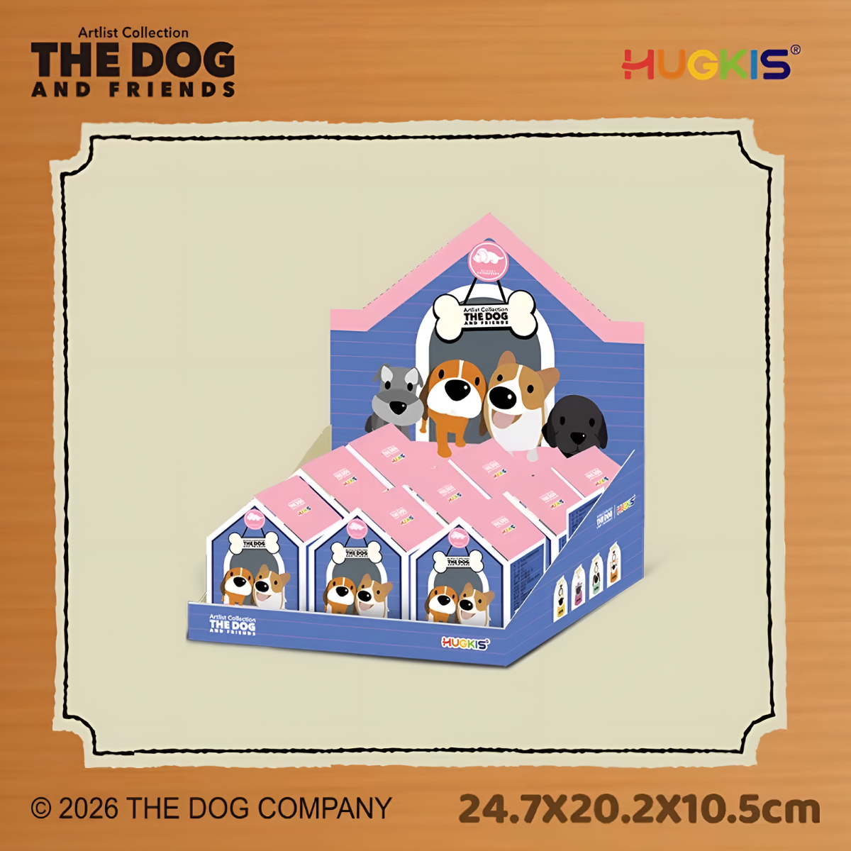 Artlist Collection THE DOG AND FRIENDS Series Plush Pendant Blind Box
