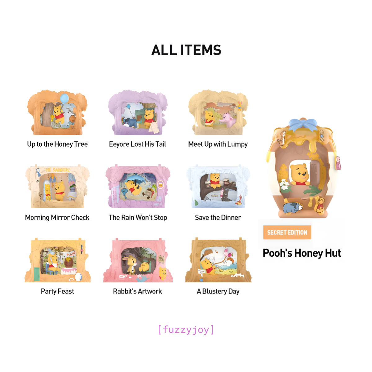 Winnie-the-Pooh Treehouse Theatre Series Figures
