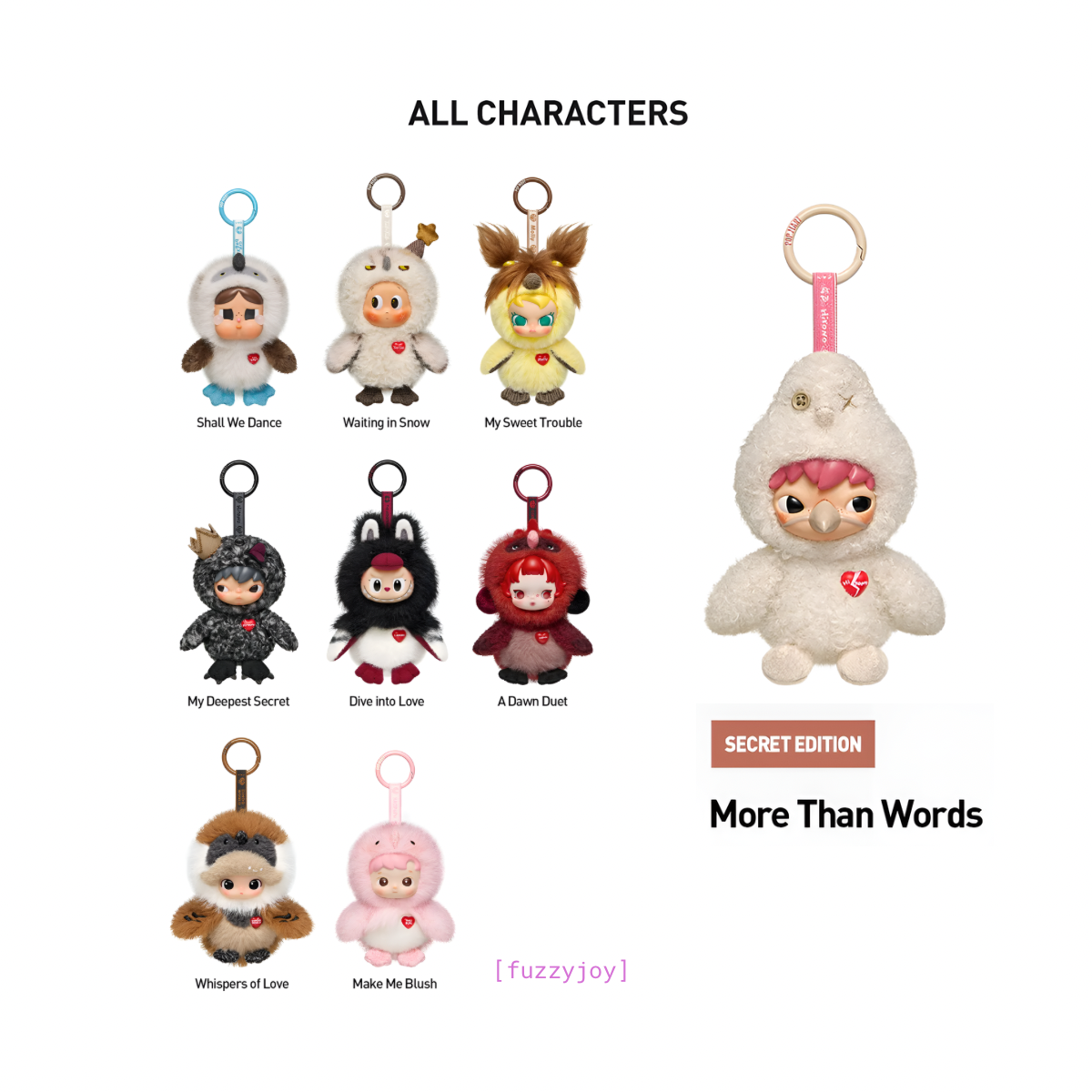 Dear Birds Series Plush Pendent Blind Box