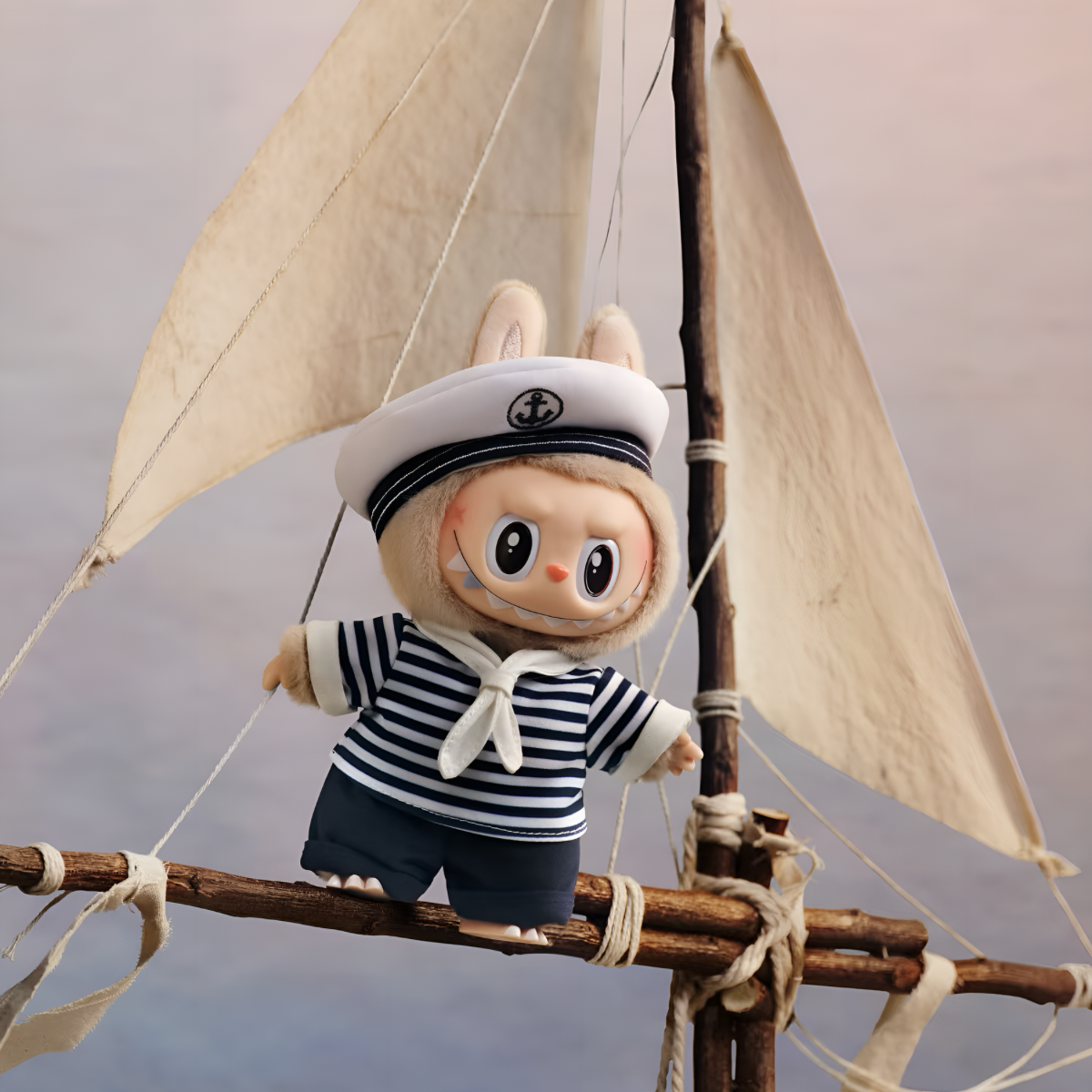 De Vliegende LABUBU Sailor Vinyl Plush Pendant