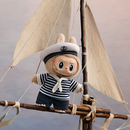 De Vliegende LABUBU Sailor Vinyl Plush Pendant