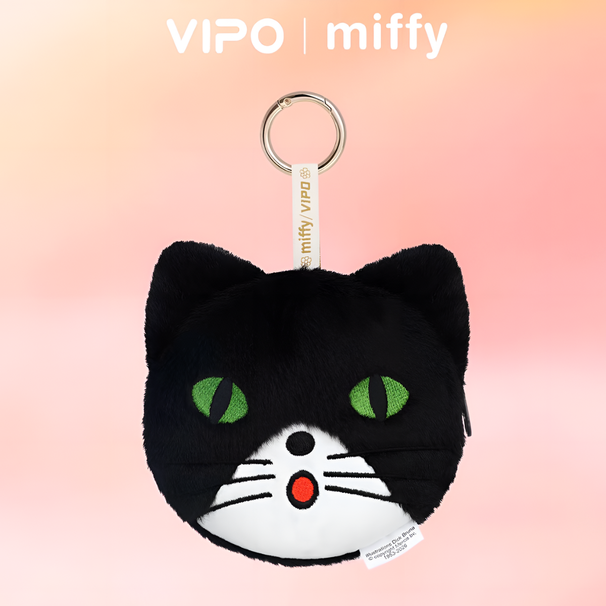 Miffy Plush Coin Purse Keychain Charm