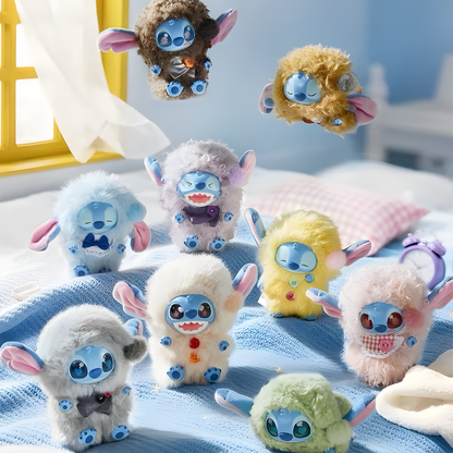Stitch Hit Snooze Series Vinyl Plush Keychain Blind Box