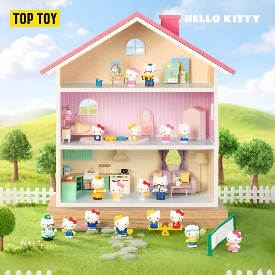 Hello Kitty Little Family Series Mini Figures Blind Box