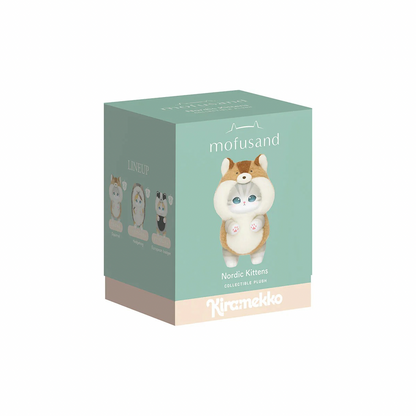 Mofusand Kiramekko Nordic Kittens Series Vinyl Plush Pendant Blind Box [ships end of May]