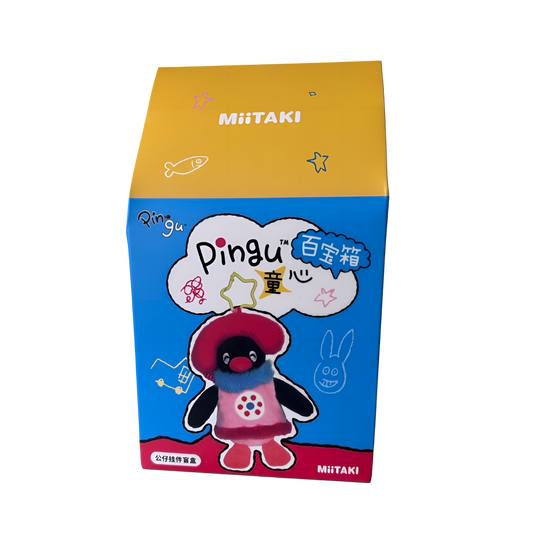[AU STOCK] Pingu Childlike Treasure Box Series Plush Pendant Blind Box