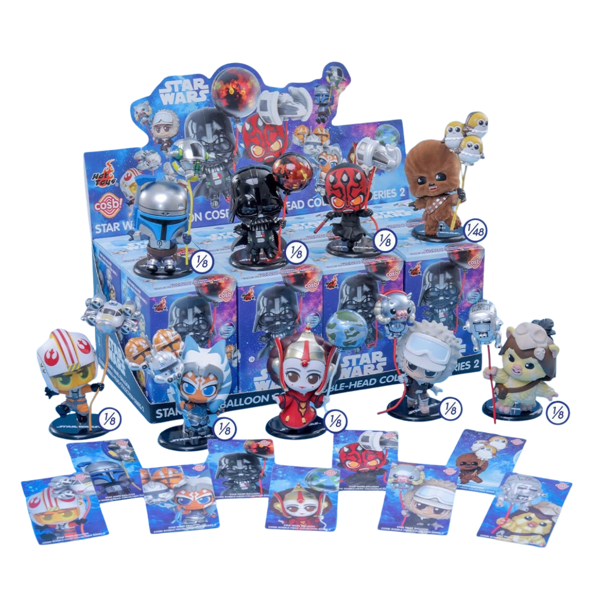 Star Wars Balloon Bobble Head Figure Blind Box Series 2