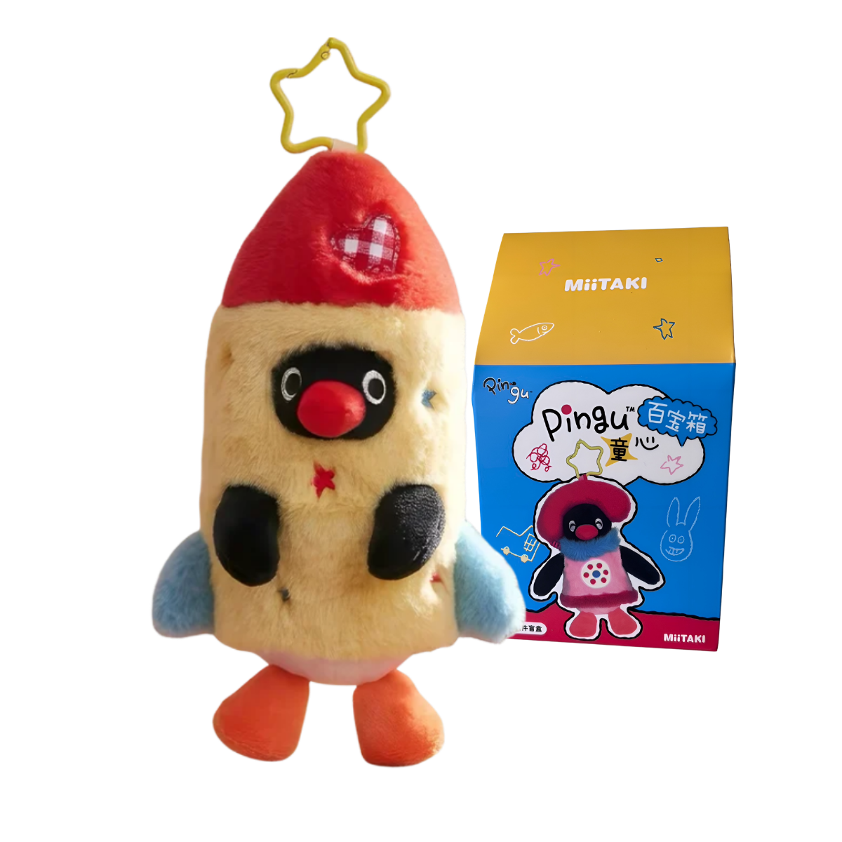 Pingu Childlike Treasure Box Series Plush Pendant Blind Box