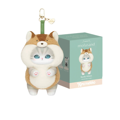 Mofusand Kiramekko Nordic Kittens Series Vinyl Plush Pendant Blind Box [ships end of May]