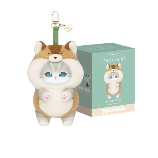 Mofusand Kiramekko Nordic Kittens Series Vinyl Plush Pendant Blind Box [ships end of May]