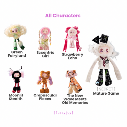 Keyki Incredible Keyki Series Vinyl Plush Pendant Blind Box