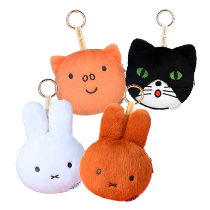 Miffy Plush Coin Purse Keychain Charm