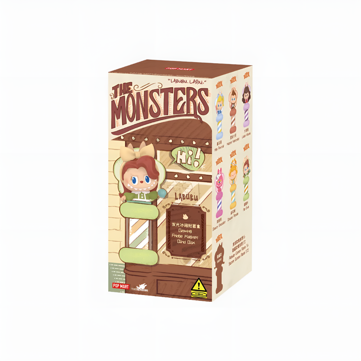 THE MONSTERS Hair Salon Series - Glowing Fridge Magnet Blind Box