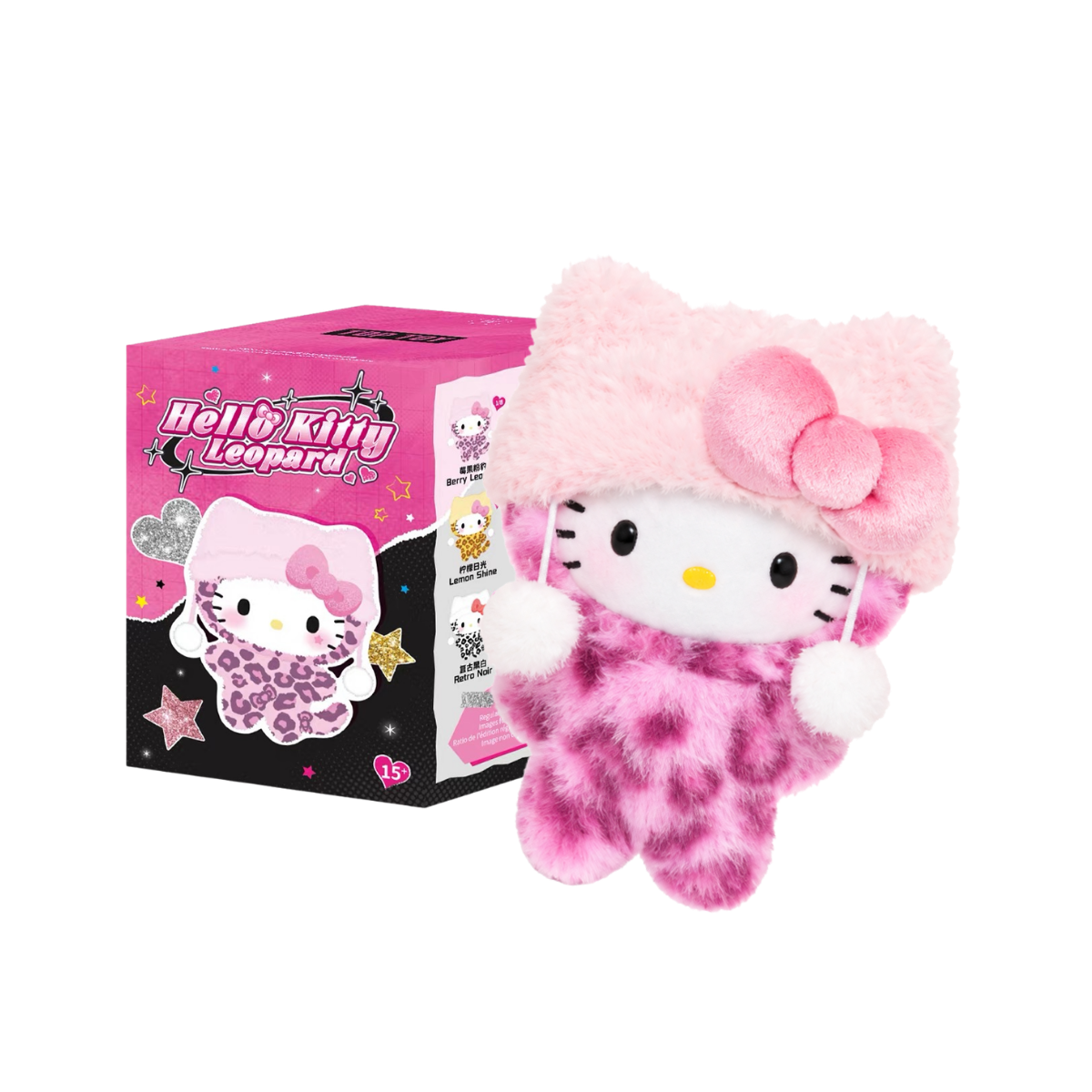 Hello Kitty Leopard Series Plush Charm Blind Box