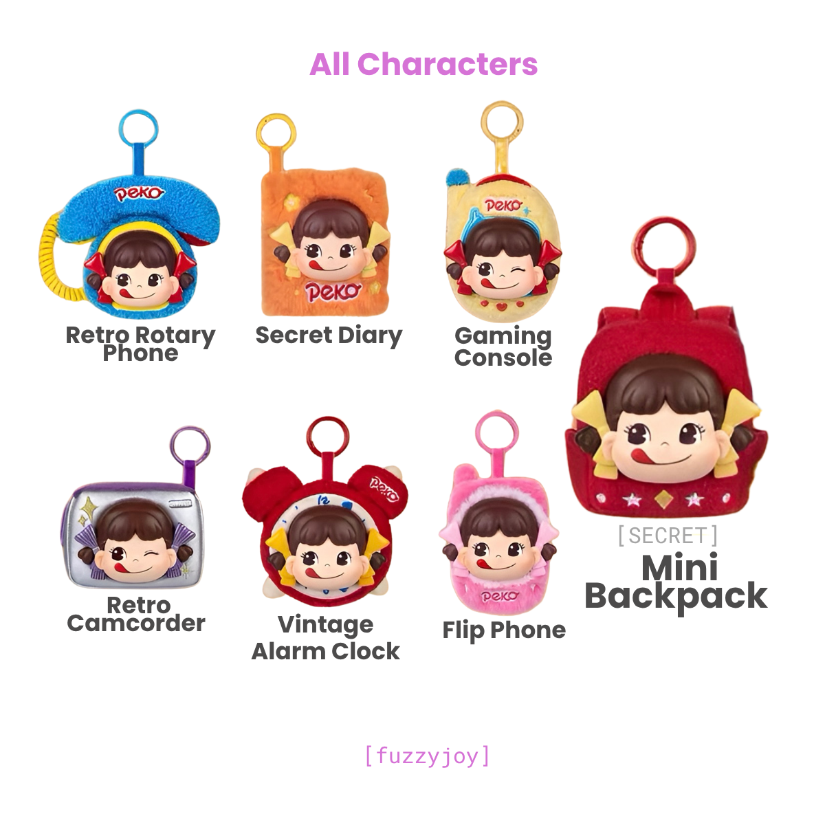 Peko Memory House Series Vinyl Plush Pendant Blind Box