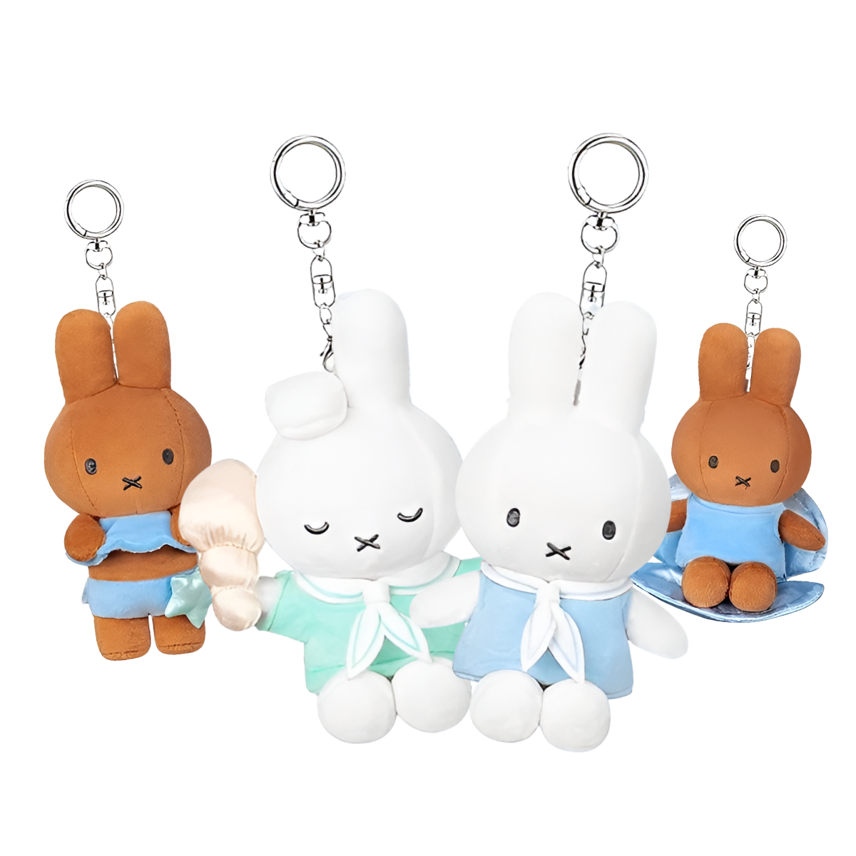 Miffy Blue Vacation Dreamy Island Series Plush Pendant