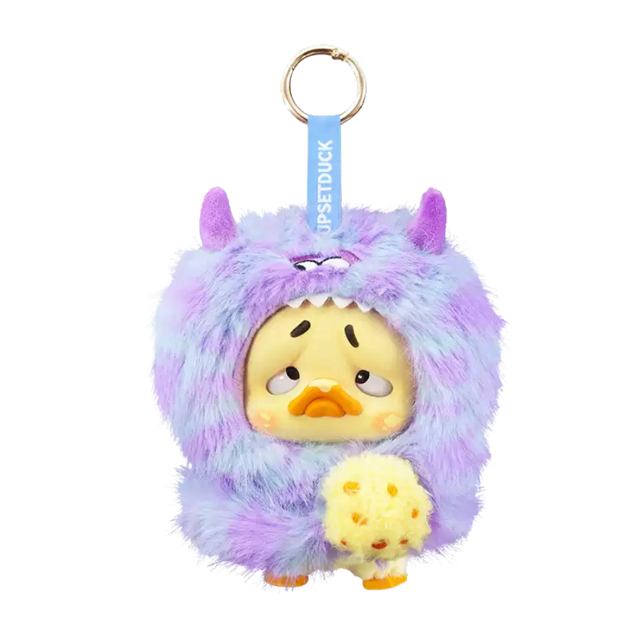 1983 UPSET DUCK Colorful Player Duck Plush Keychain Blind box