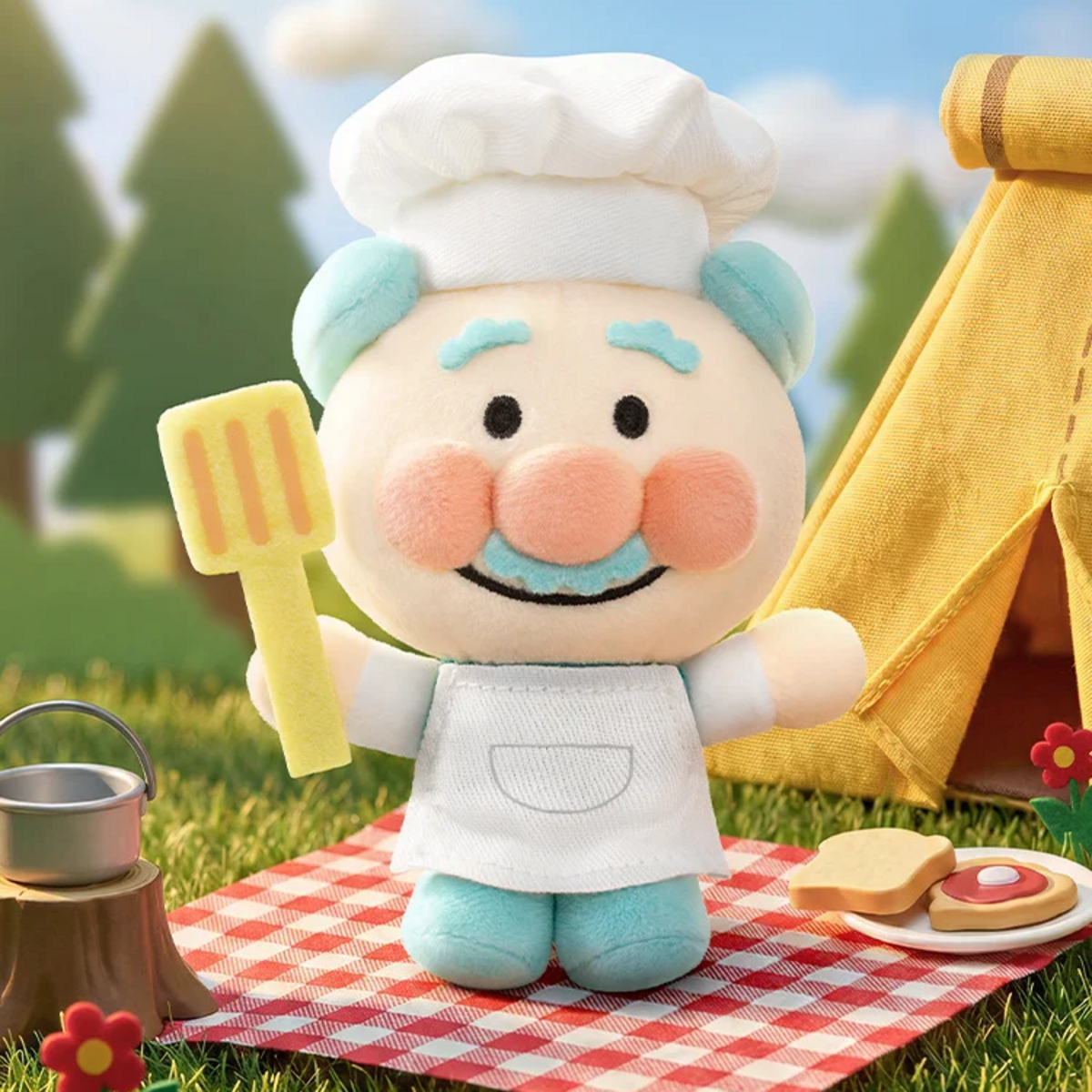 Picnic Chef Jam Ojisan plush