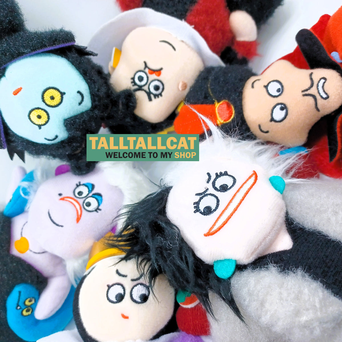 52TOYS Disney Villains Chase Series Plush Pendant Blind Box – character guide
