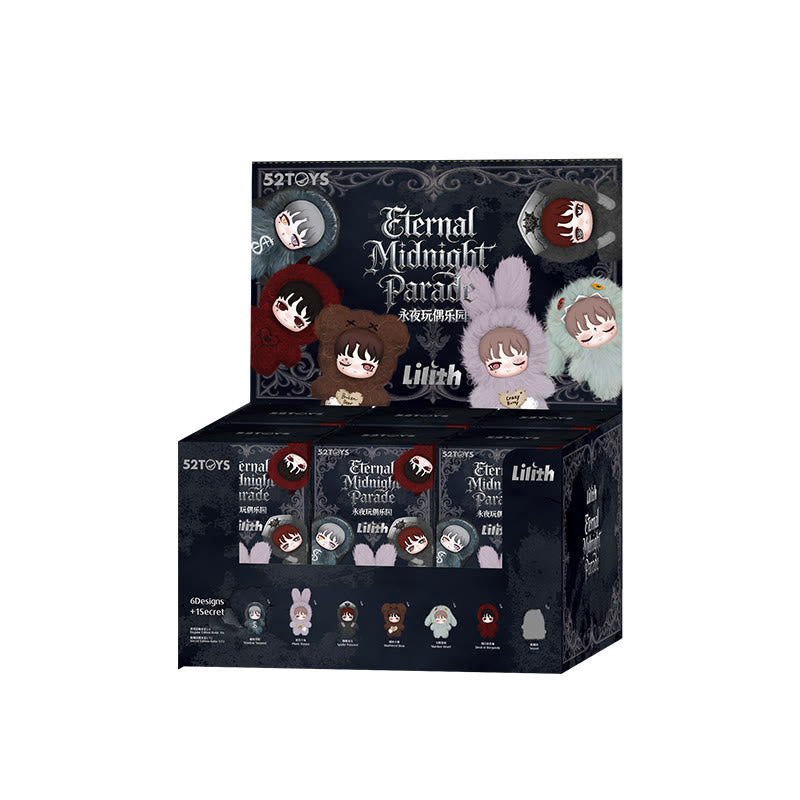 LILITH Eternal Midnight Parade Series Plush Pendant Blind Box - full set display box