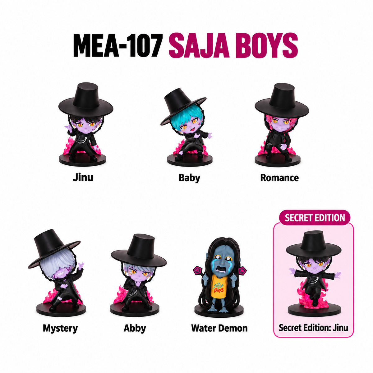 MEA-107 SAJA BOYS English character lineup