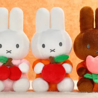 Miffy Hugging Series Plushie - Cherry