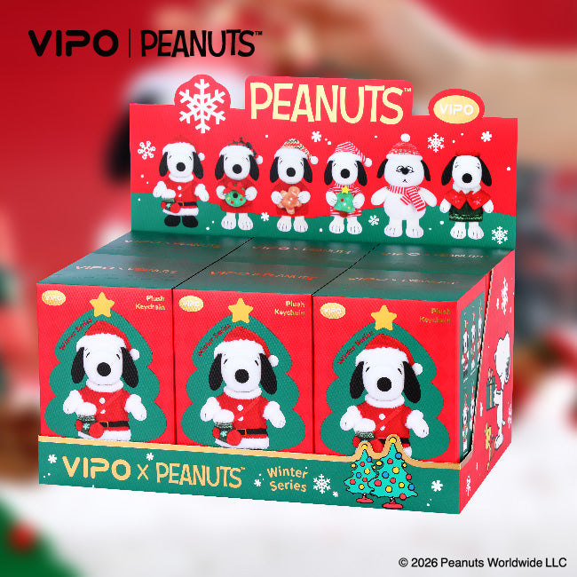 VIPOxPeanuts Winter Plush Keychain product image 3